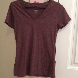 maroon shirt